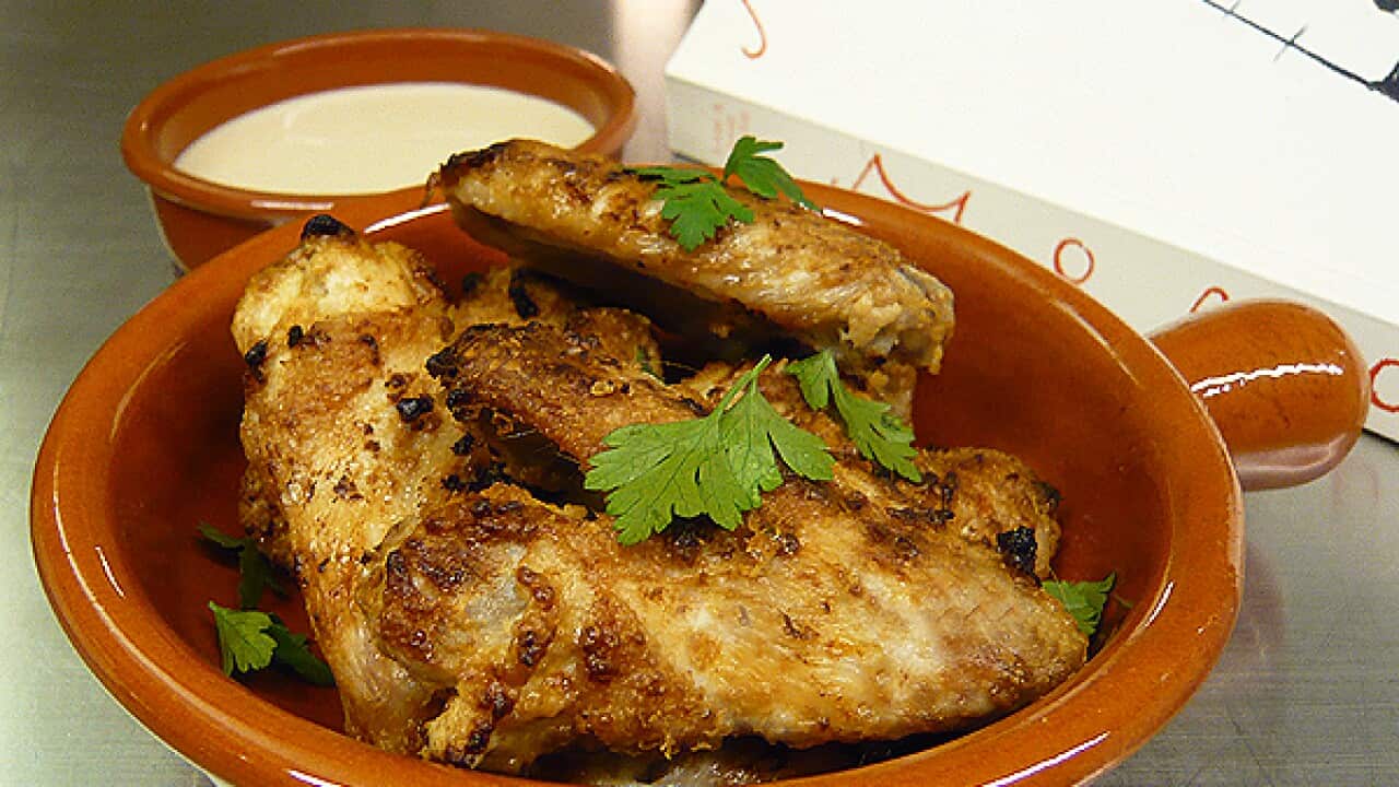 Chicken with tahini