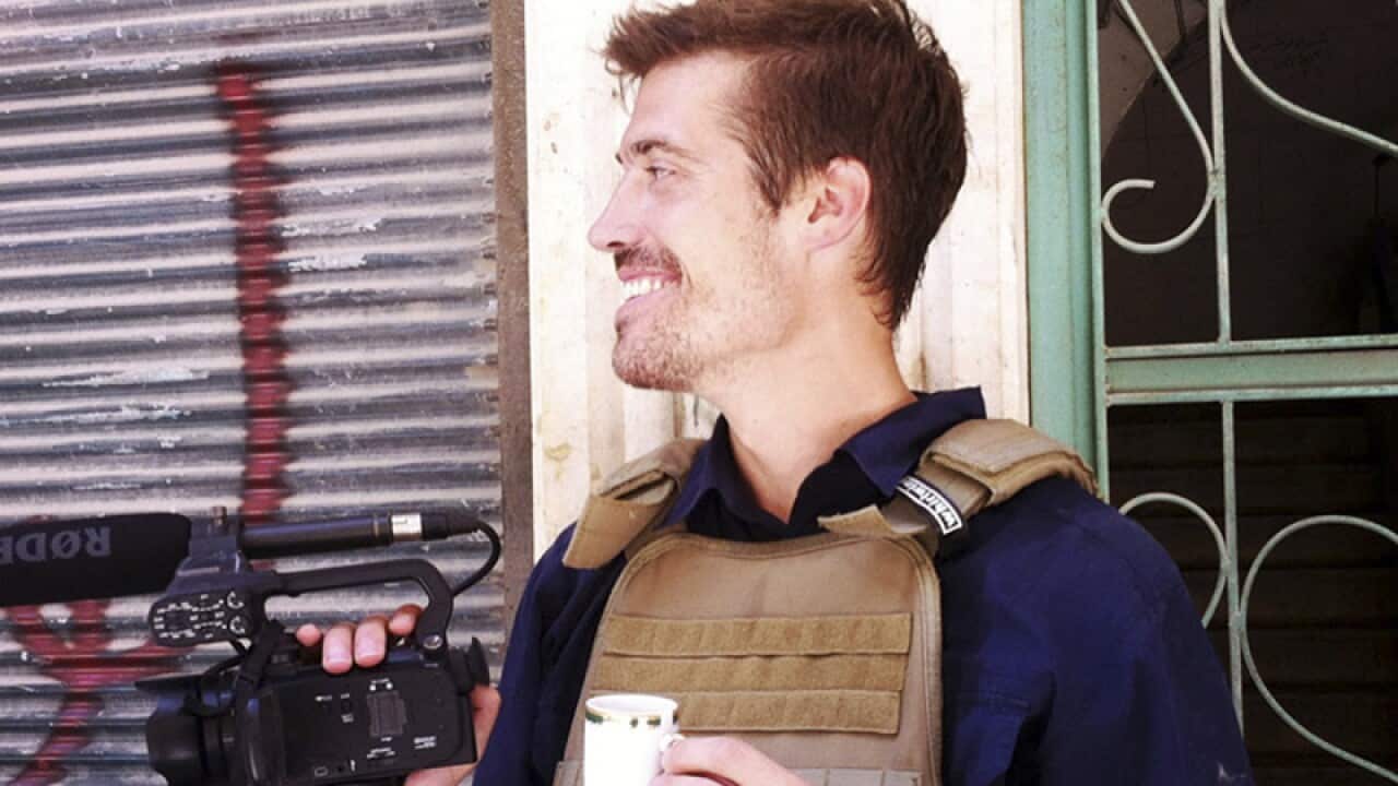 Journalist James Foley in Aleppo