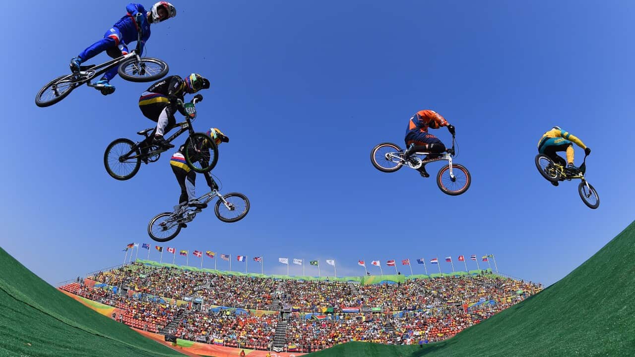 2016 Rio Olympic Games BMX Quarter finals Sam Willoughby