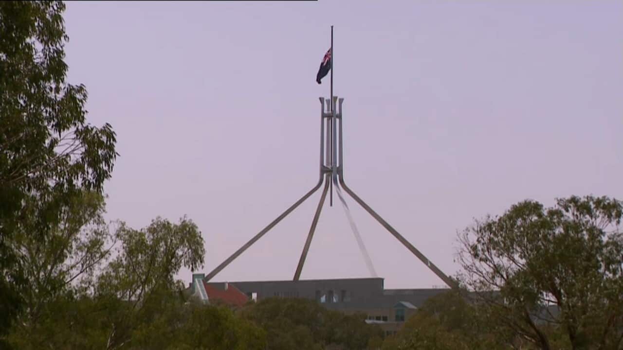 Parliament house flag at half-mast for US firefighters killed in action
