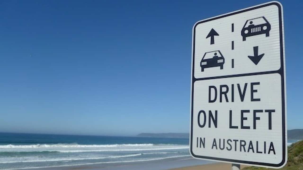Drive on left in Australia