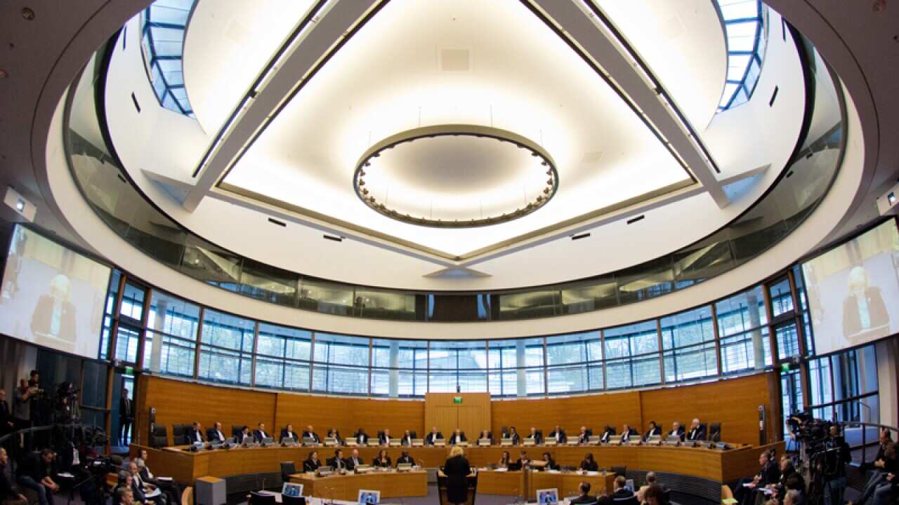 The courtroom of the International Tribunal for the Law of the Sea
