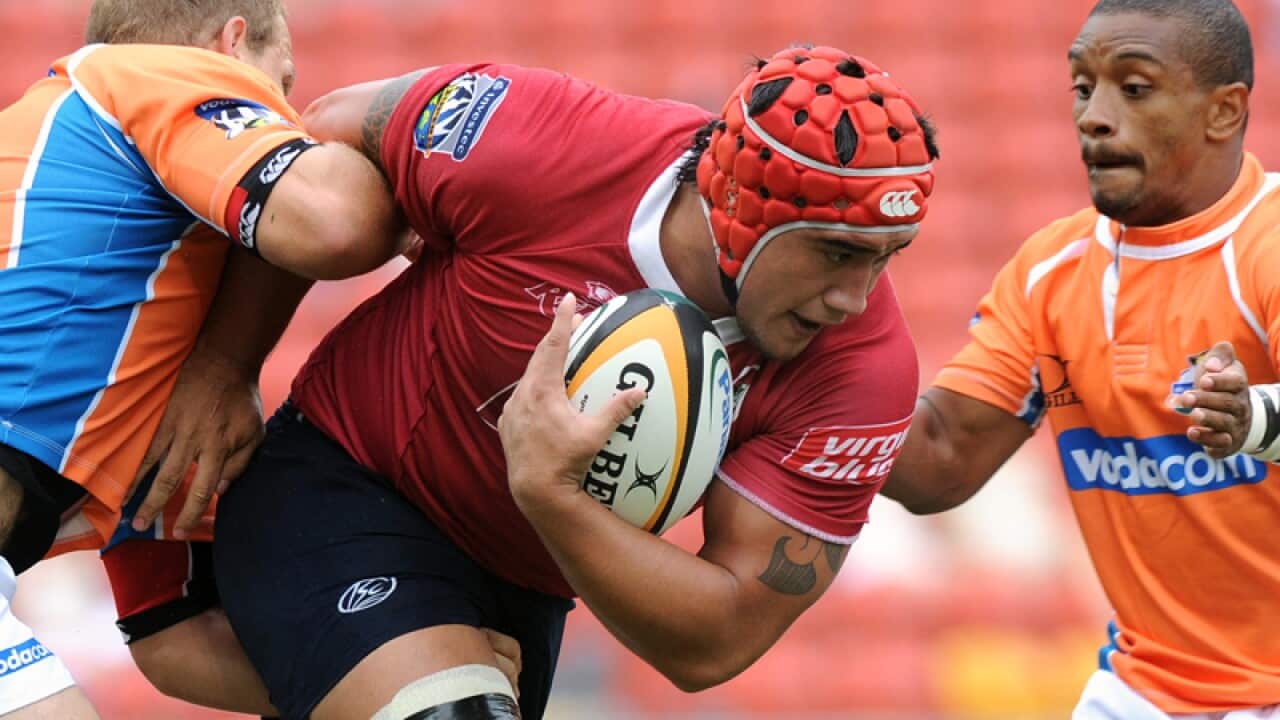 Queensland Reds player Leroy Houston