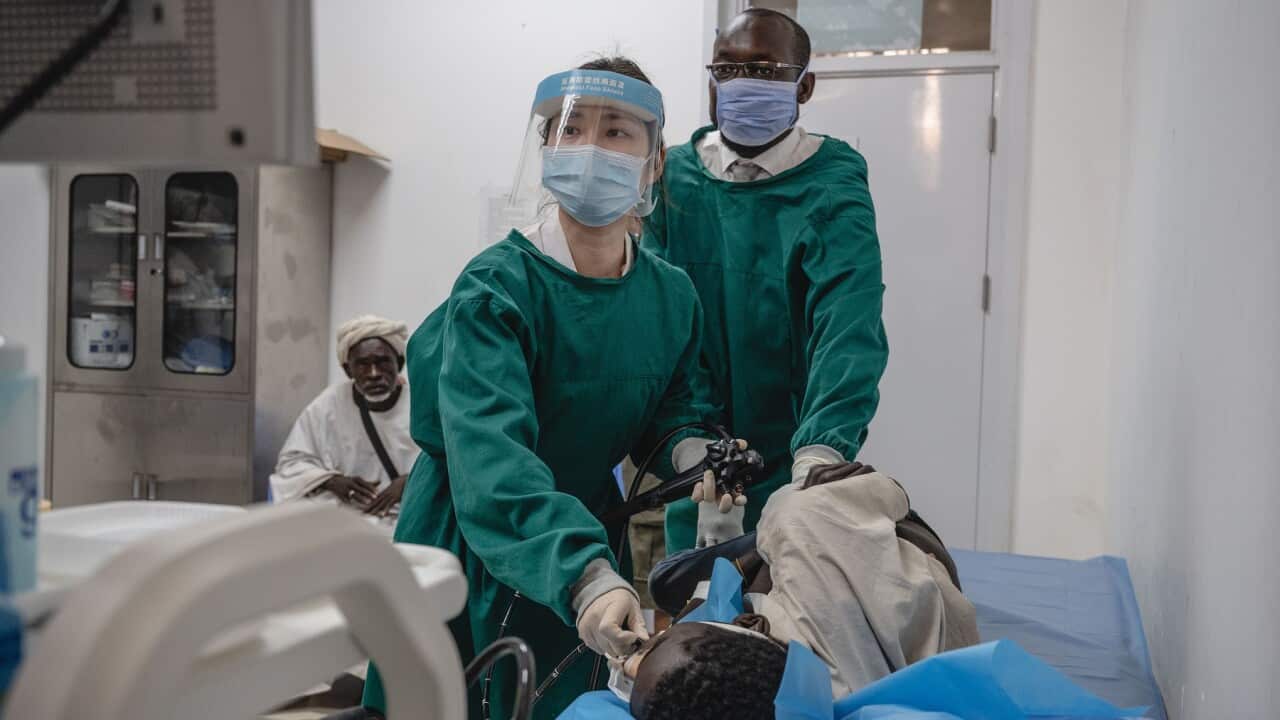 SOUTH SUDAN-JUBA-CHINESE MEDICAL TEAM-SERVICE