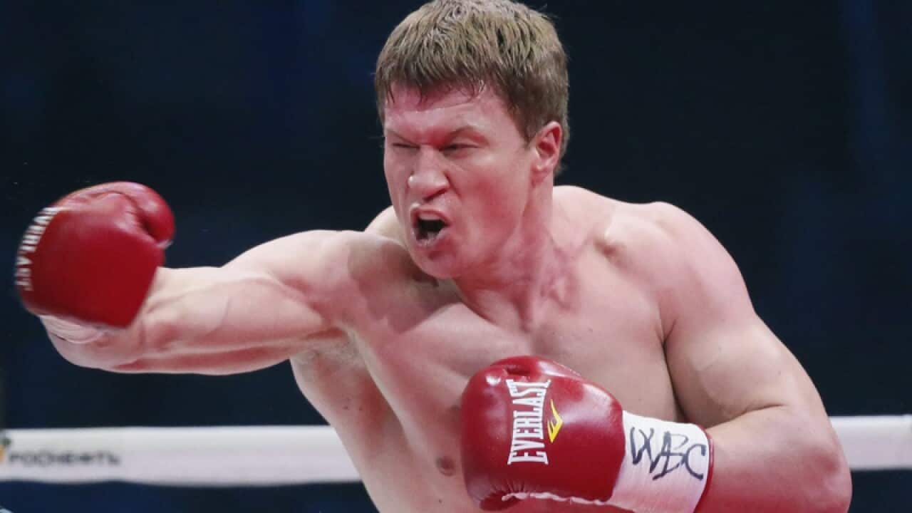 Russian boxer Alexander Povetkin