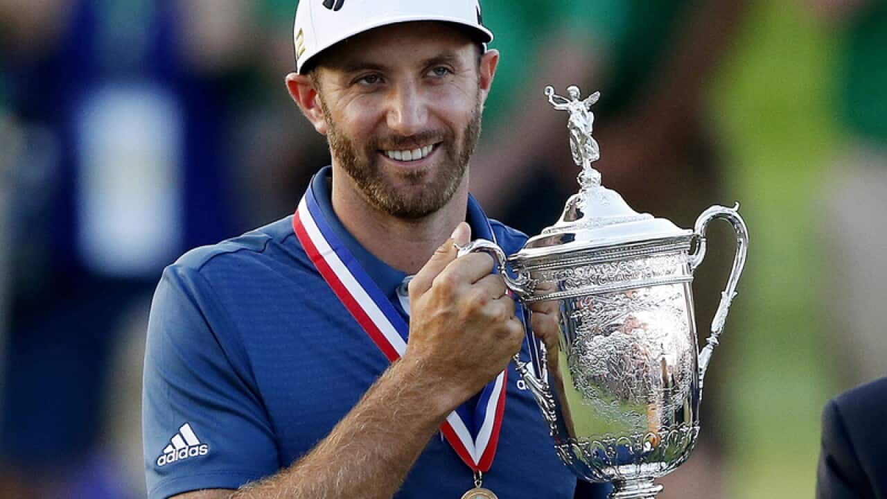 American golfer Dustin Johnson