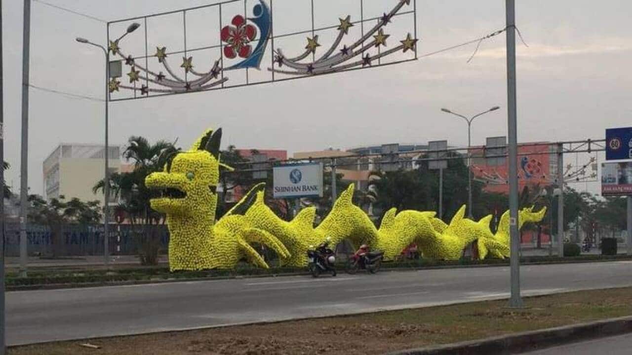 Linh vật lạ xuất hiện ở Hải Phòng