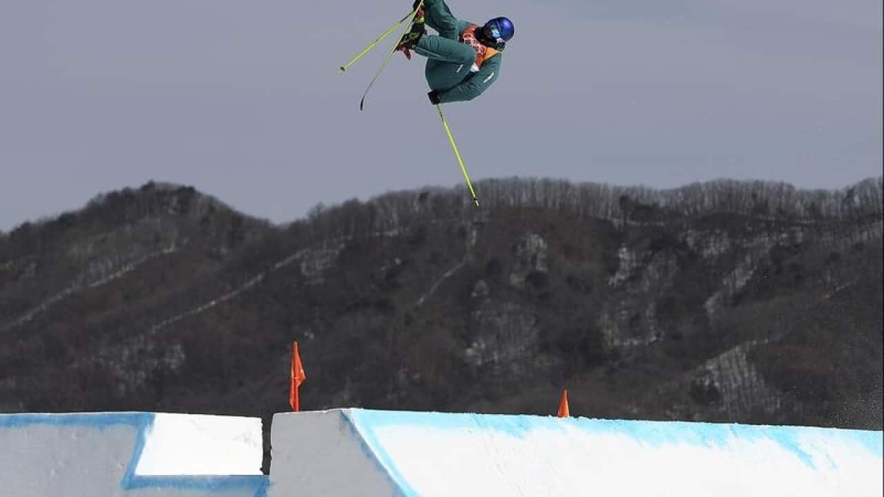 Russ Henshaw of Australia competes