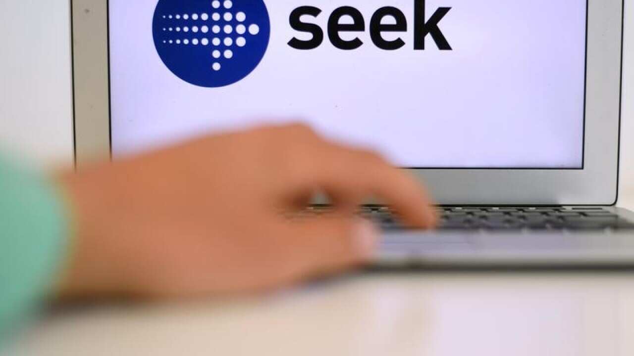 The logo of job seeking website Seek