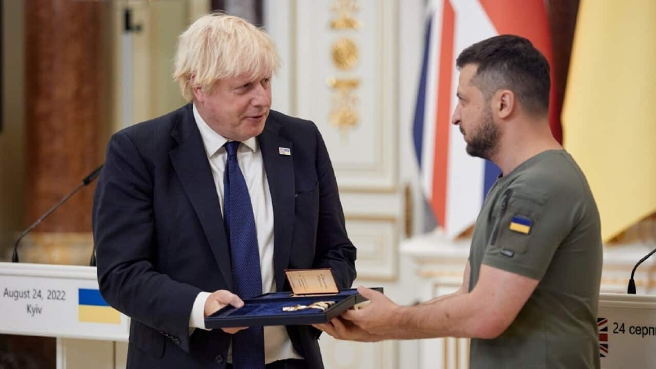 Boris Johnson visit to Ukraine