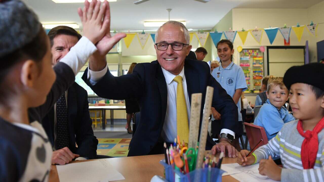 Malcolm Turnbull at Strathfield North Public School
