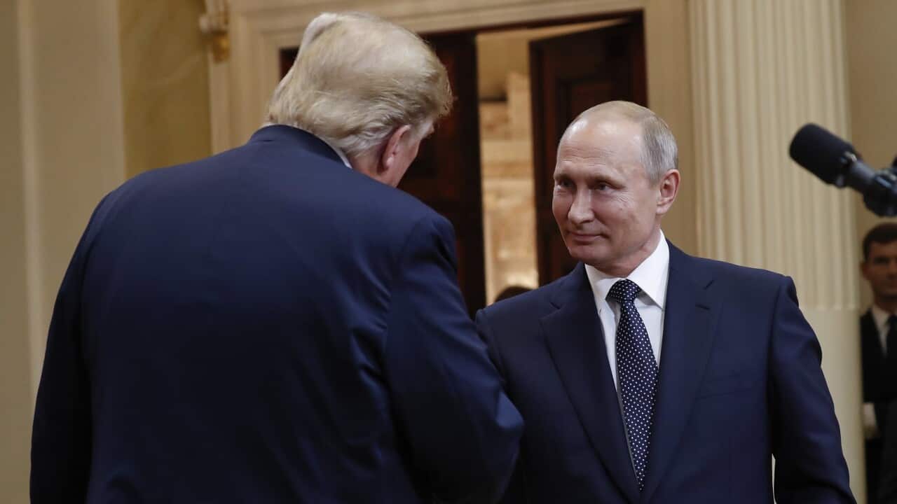 President Trump meets President Putin in 2018