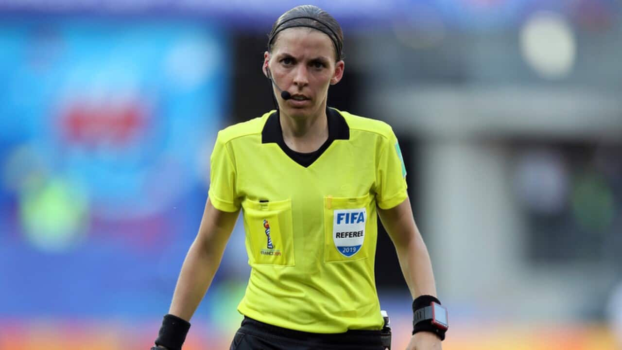 Referee Stephanie Frappart