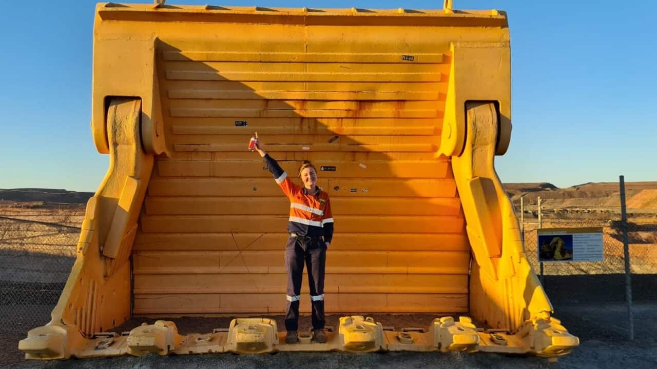 backpackers in mines