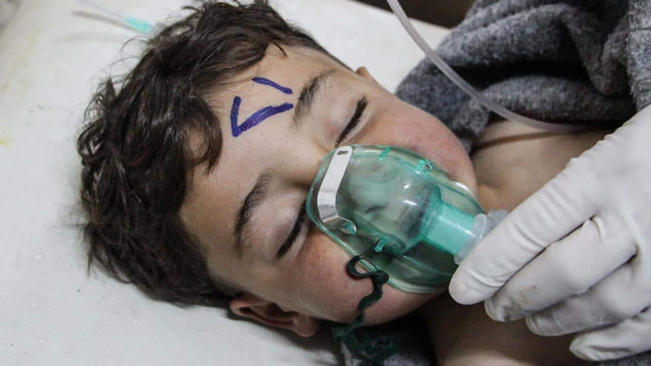 A Syrian child
