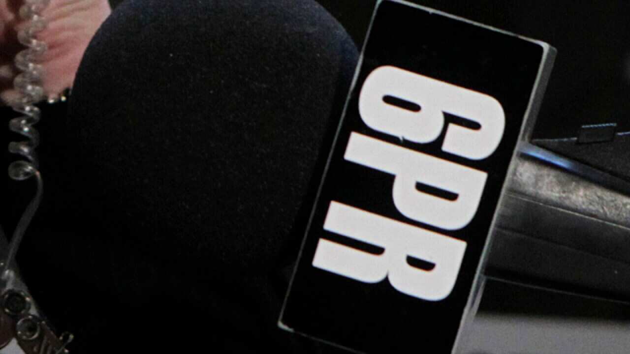 File photo of a 6PR microphone