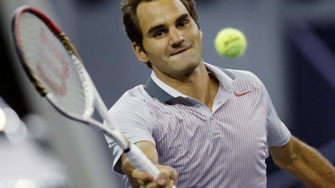 Swiss tennis player Roger Federer