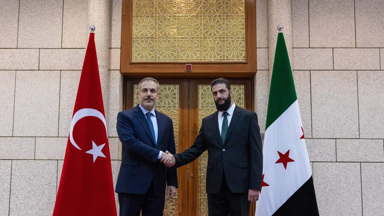Turkish Foreign minister meets new Syrian leader in Damascus