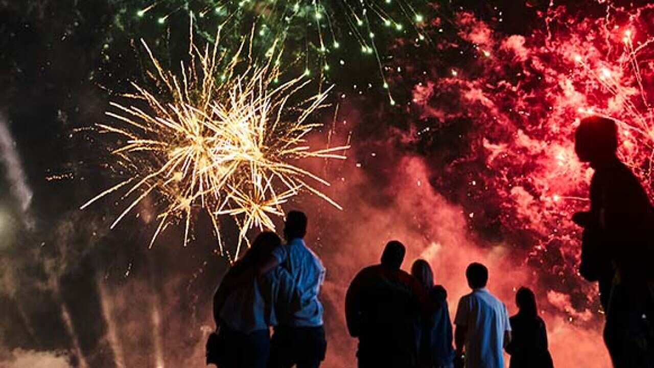 Moomba Festival fireworks