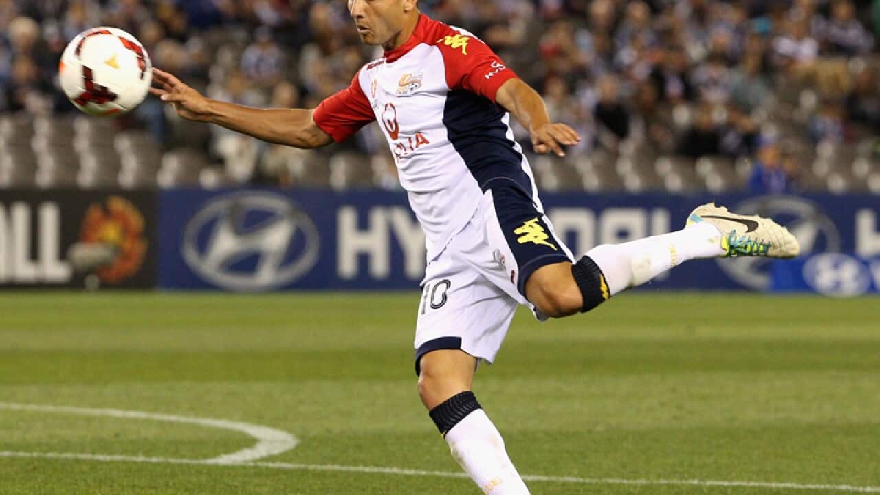 Marcelo Carrusca in action for United