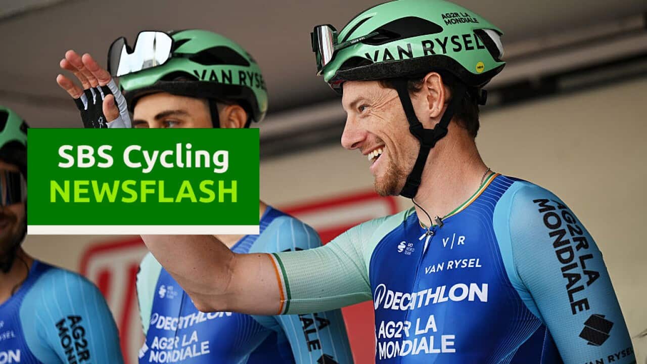 SAUZE-ENTRE-BOIS, FRANCE - AUGUST 26: Sam Bennett of Ireland and Team Decathlon AG2R La Mondiale prior to the 39th Tour Poitou - Charentes en Nouvelle Aquitaine 2025, Stage 1 a 193.9km from Sauze-entre-Bois to La Genetouze on August 26, 2025 in Sauze-entre-Bois, France. (Photo by Luc Claessen/Getty Images)