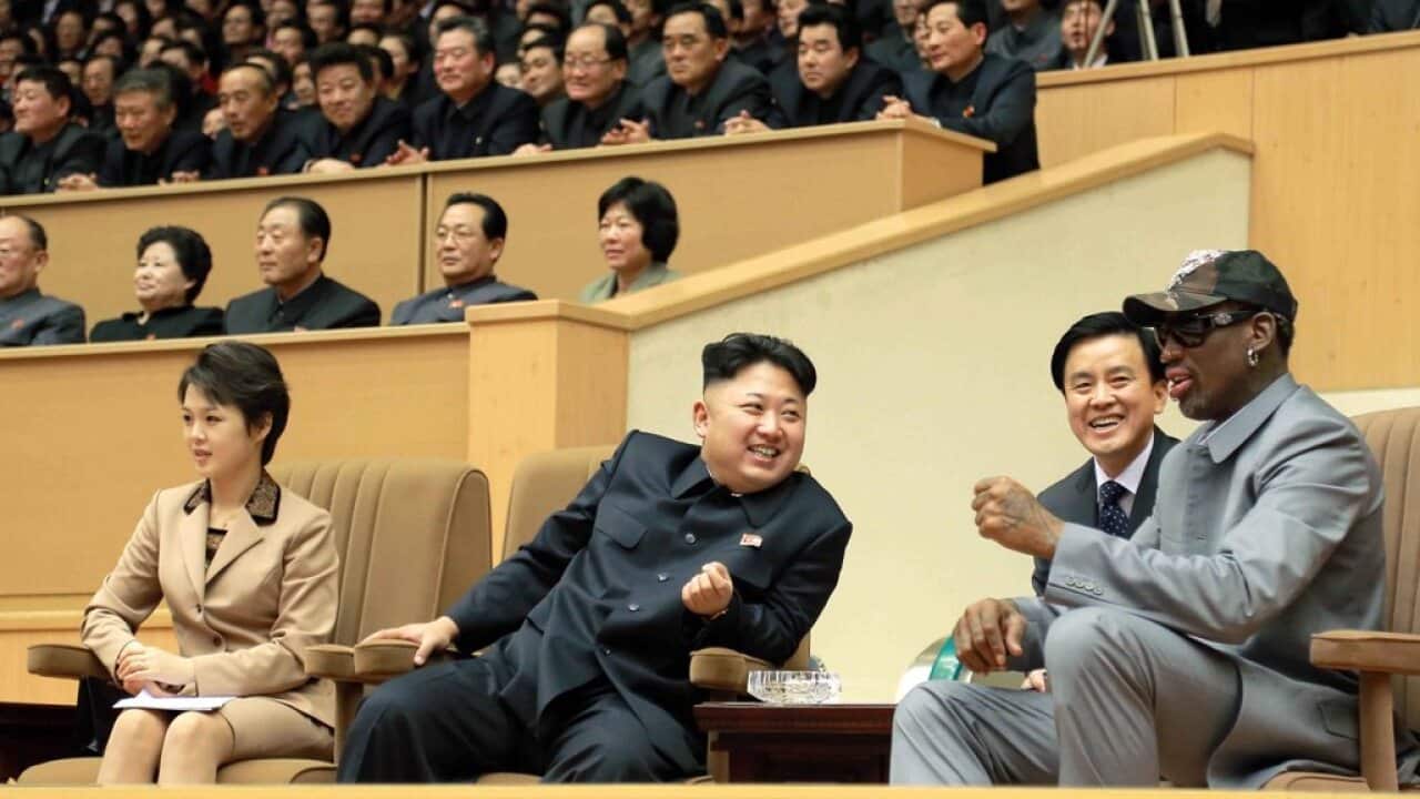 Kim Jong-un and Dennis Rodman