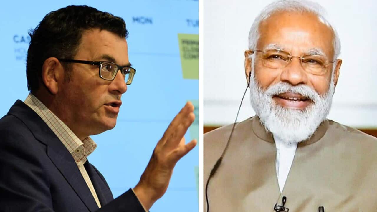 Daniel Andrews_ Narendra Modi_ SBS Sinhala News