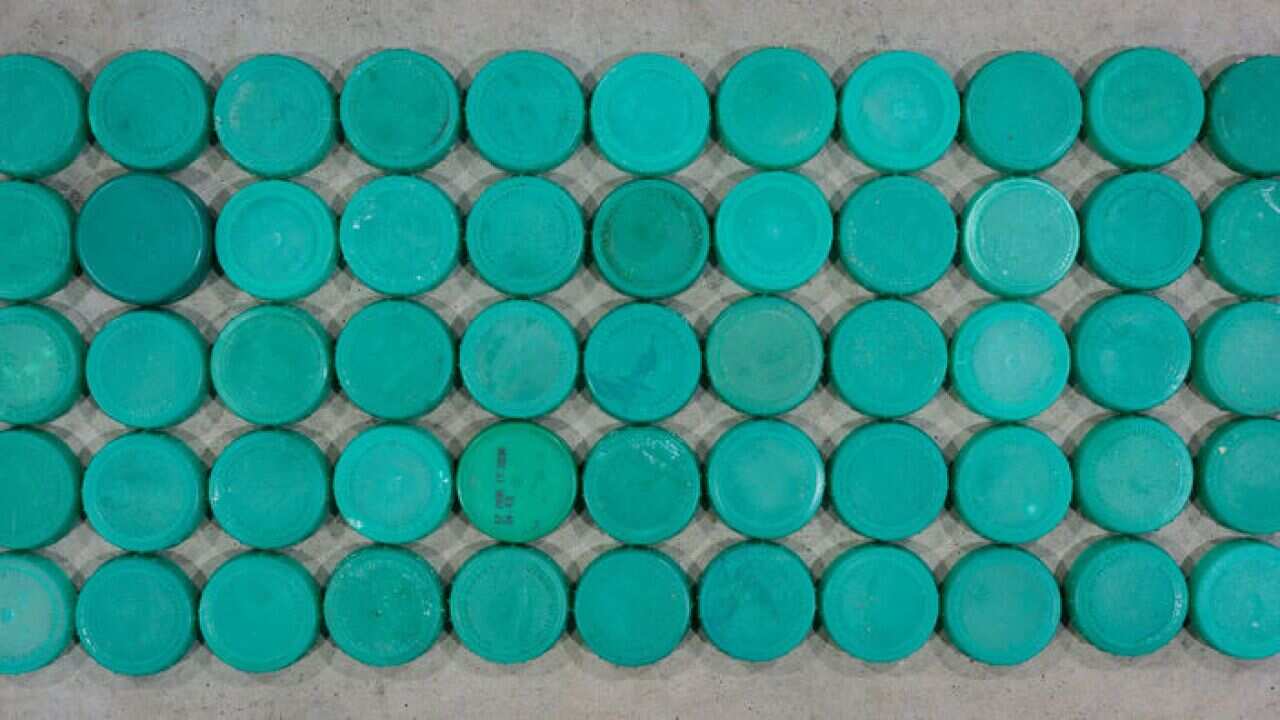 Plastic bottle lids (AAP)