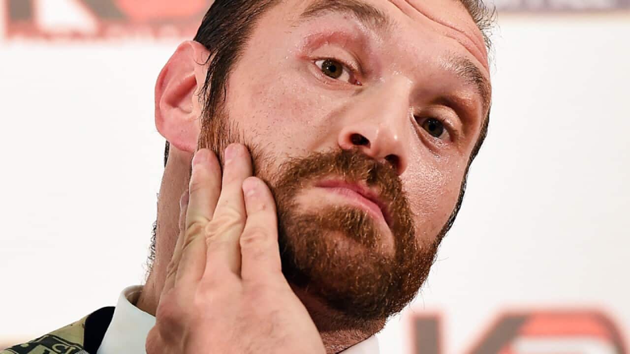 British heavyweight boxer Tyson Fury
