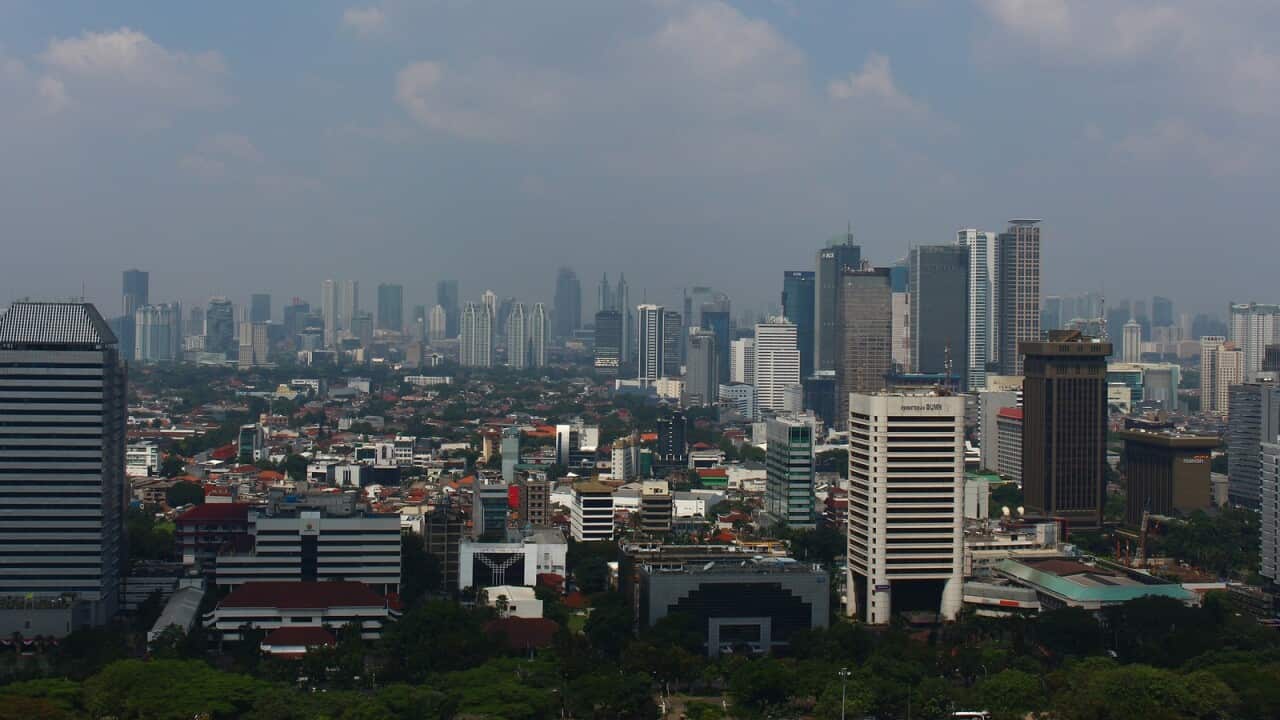 Indonesia's capital Jakarta is choked by smog.