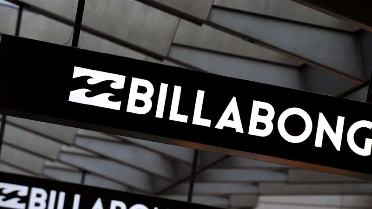 Billabong signage outside a retail store