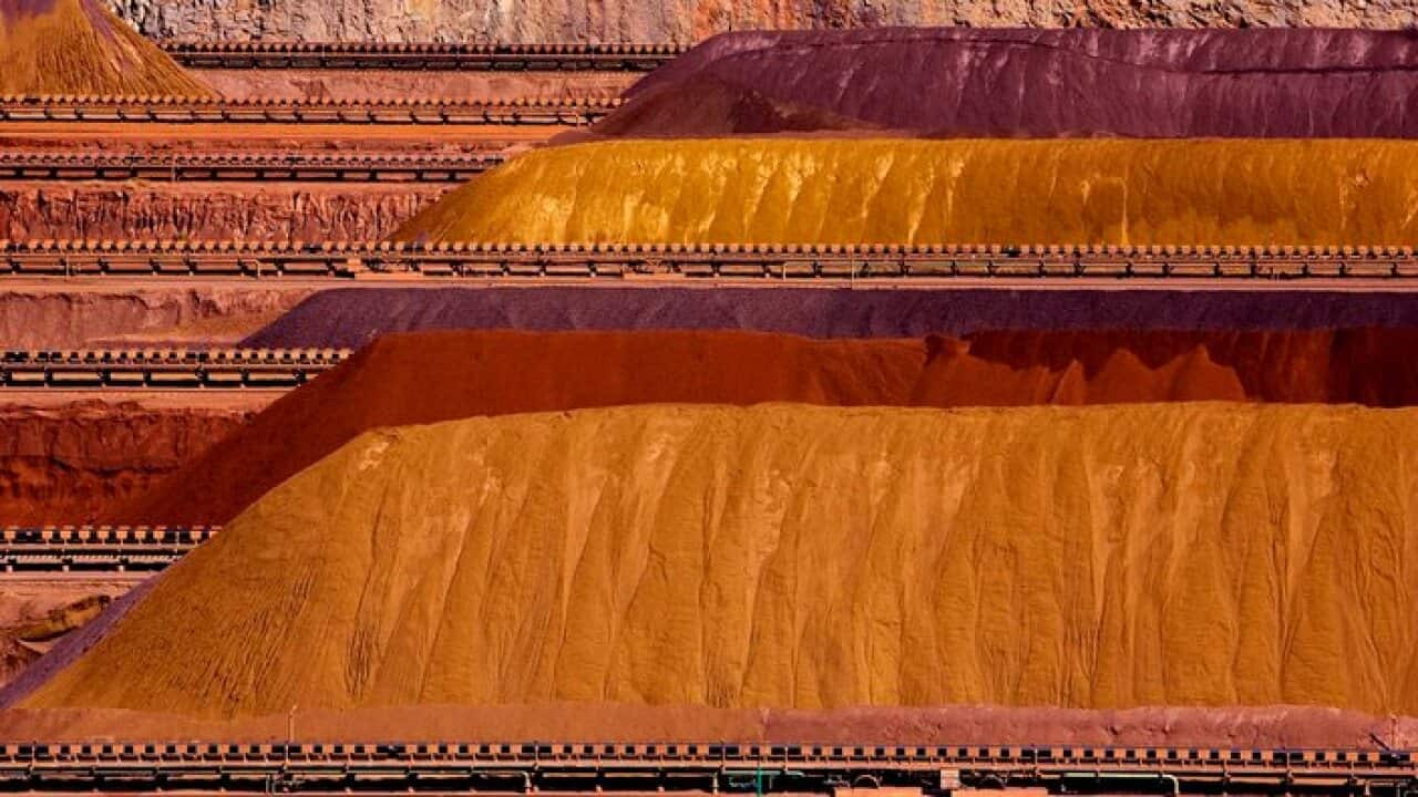 Australia's biggest exports to China are iron ore and coal
