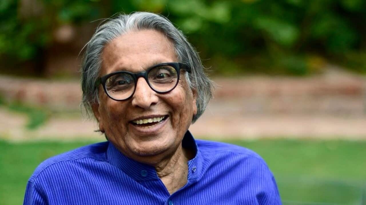 Indian architect Balkrishna Doshi
