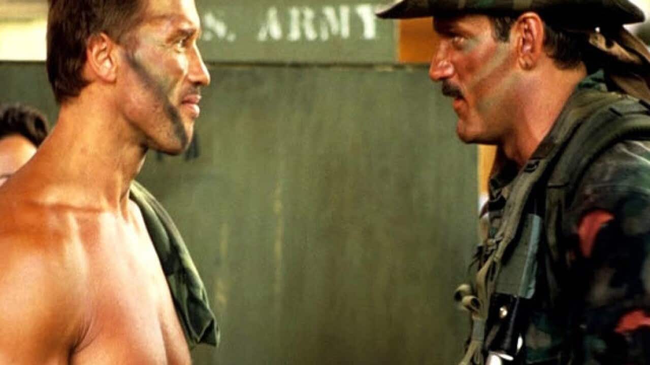 Arnold Schwarzenegger with Jesse Ventura