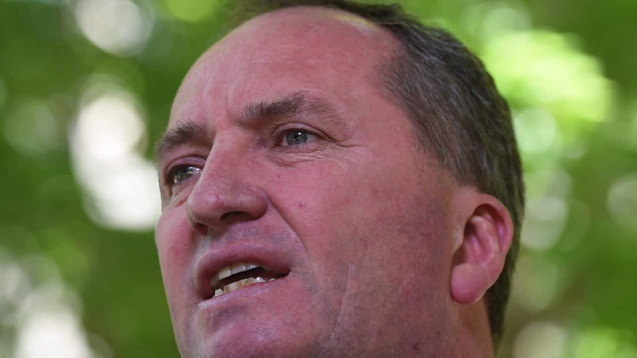 Agriculture Minister Barnaby Joyce