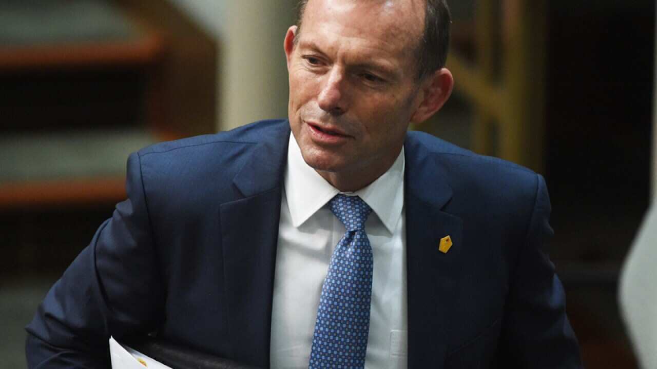 Former prime minister Tony Abbott