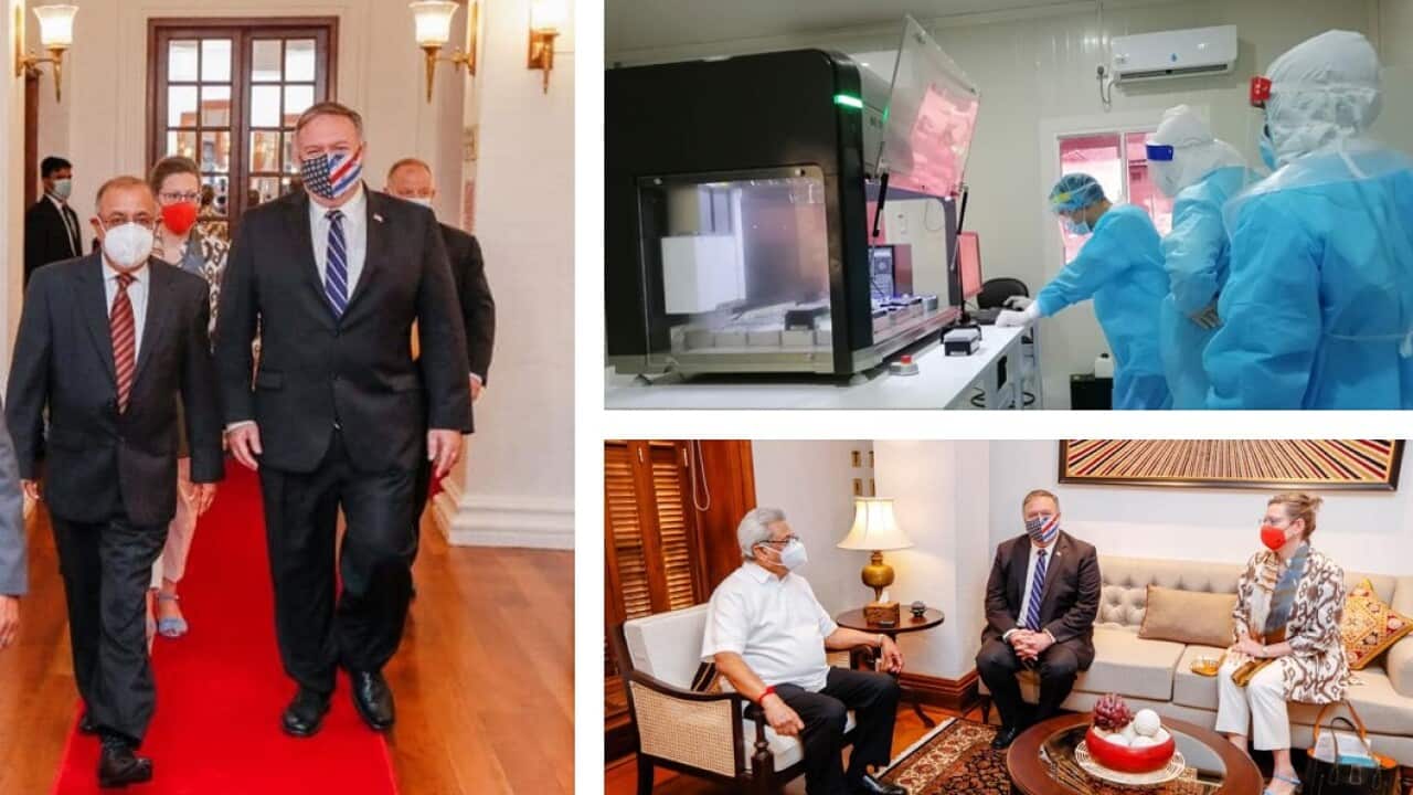 The strange reason why the biggest PCR machine in Sri Lanka broke down & underlying objectives of Pompeo's Sri Lanka tour