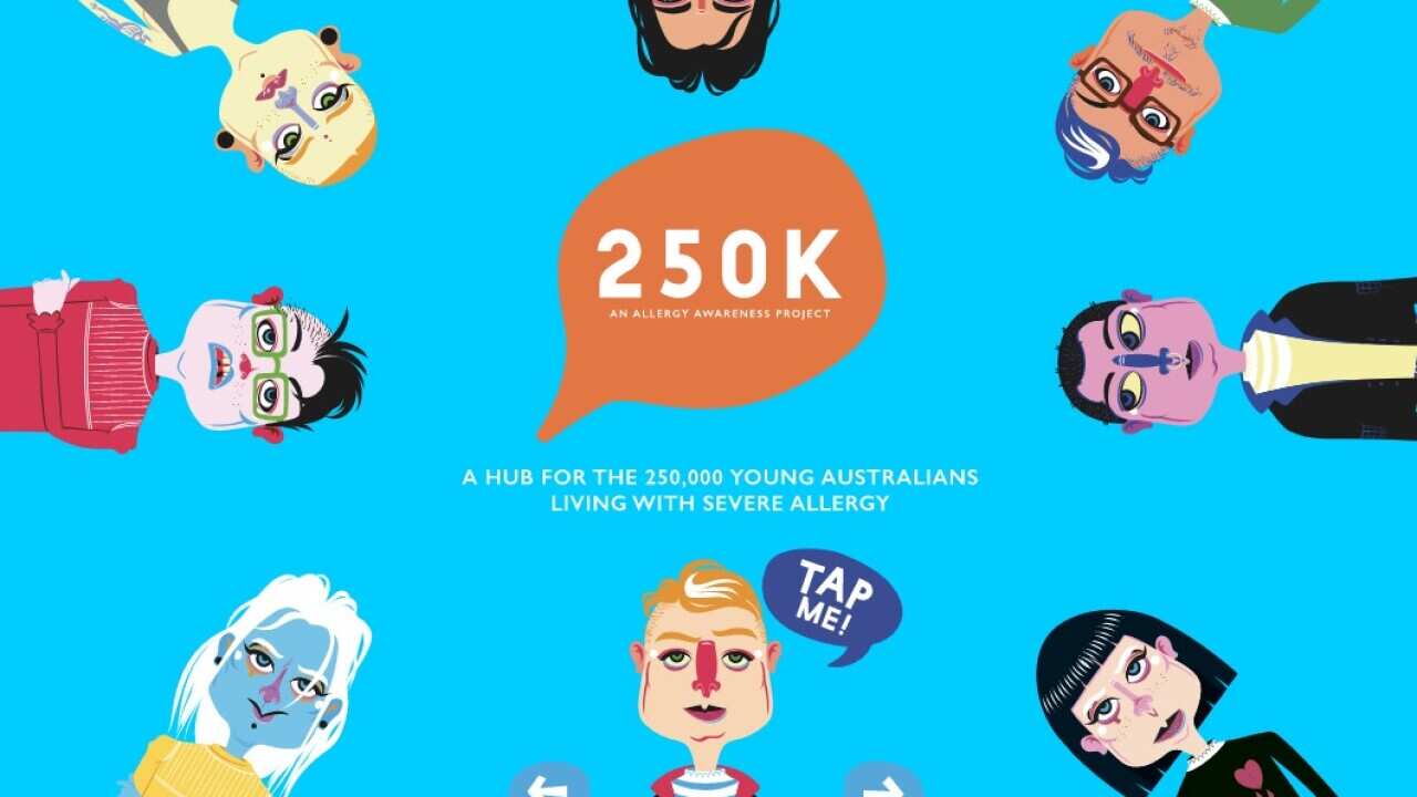 The new website's home page