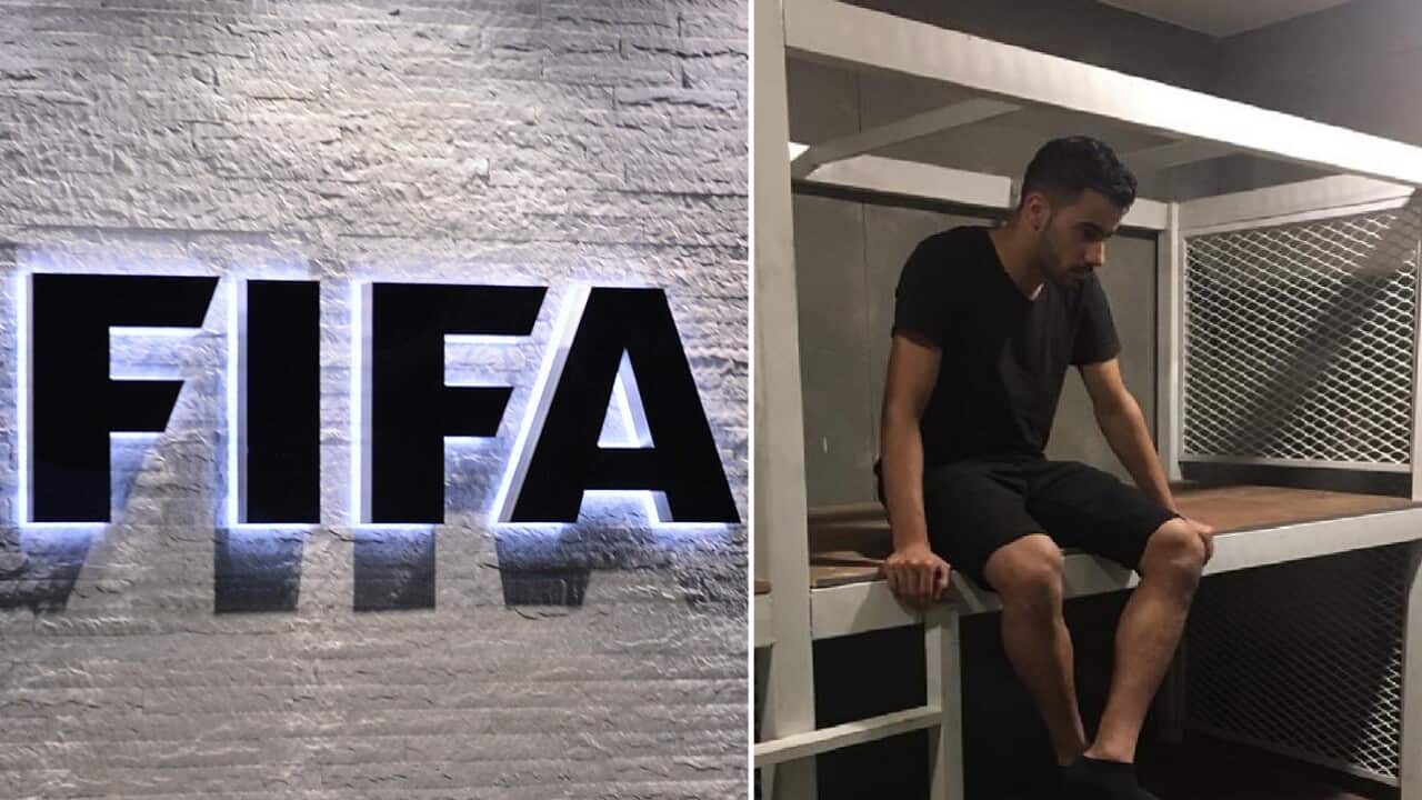 Thai immigration authorities continue to hold the refugee footballer.