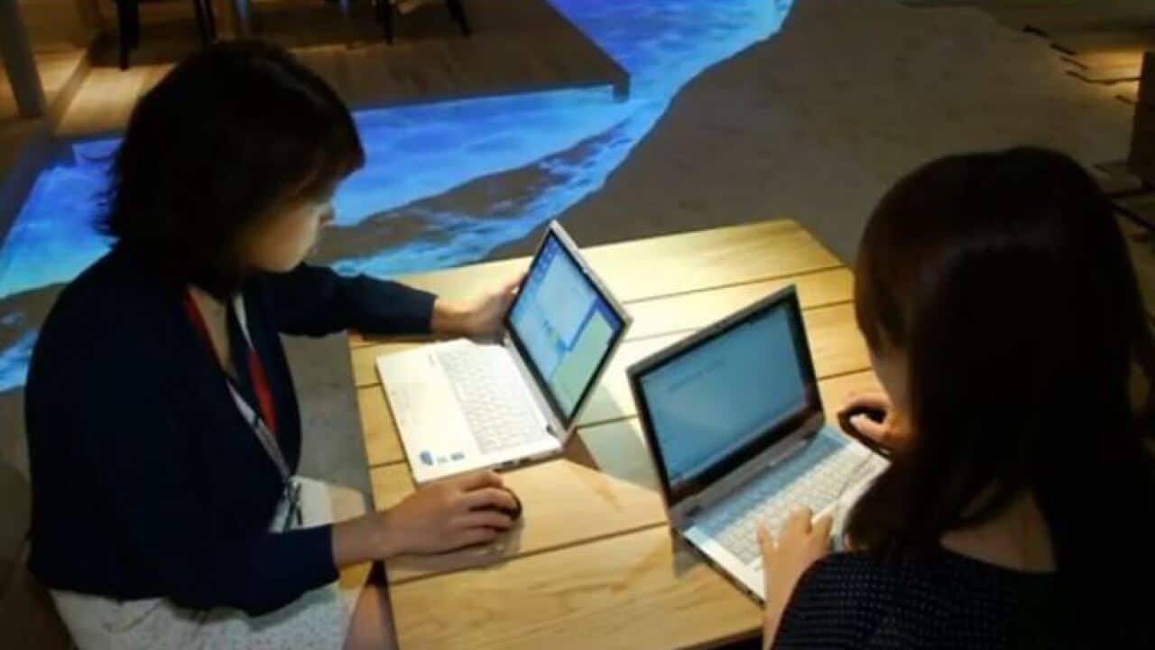 Japan virtual beach office 