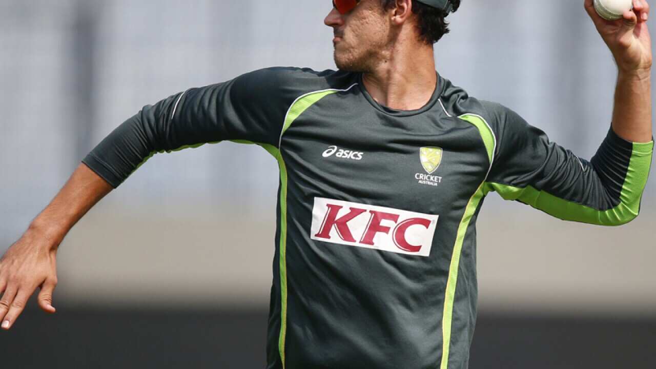Australian fast bowler Mitch Starc