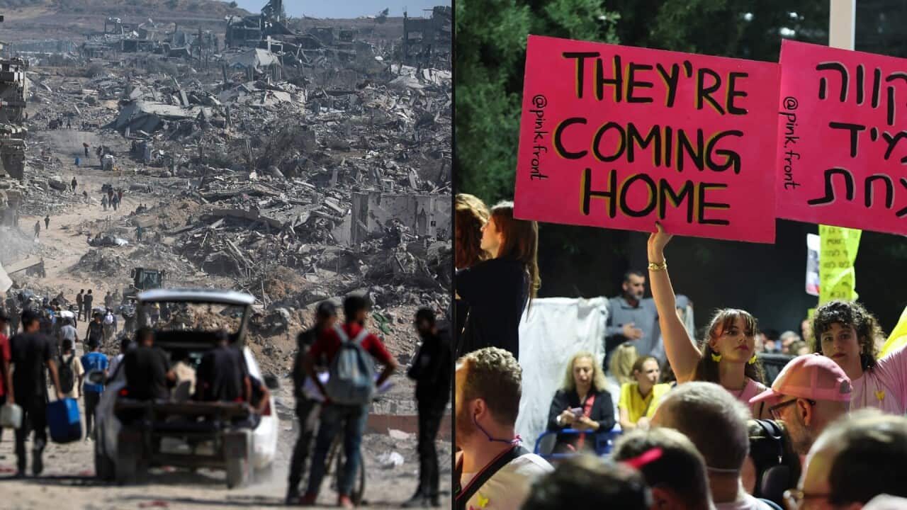 Families await the release of hostages as Palestinians return to ‘ghost town’ during Gaza ceasefire Families await the release of hostages as Palestinians return to ‘ghost town’ during Gaza ceasefire