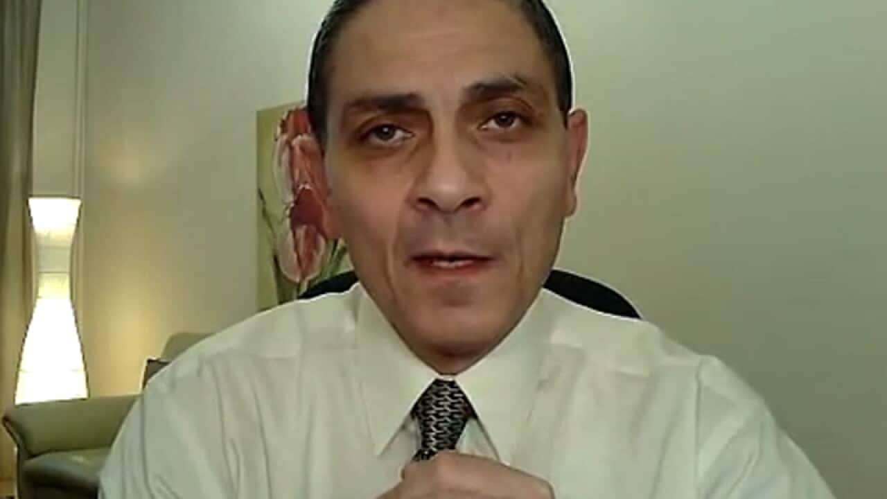 A YouTube screen grab of Richard Chichakli