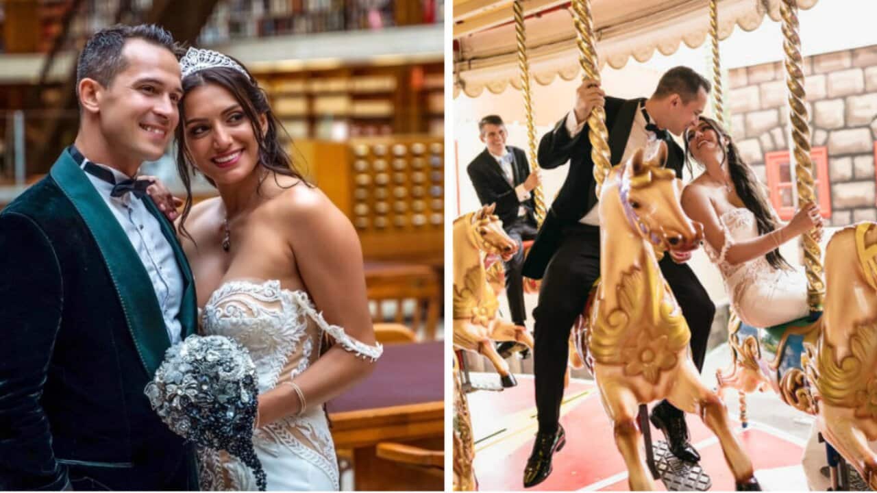 Macedonian-Persian couple, Viktor and Pariya