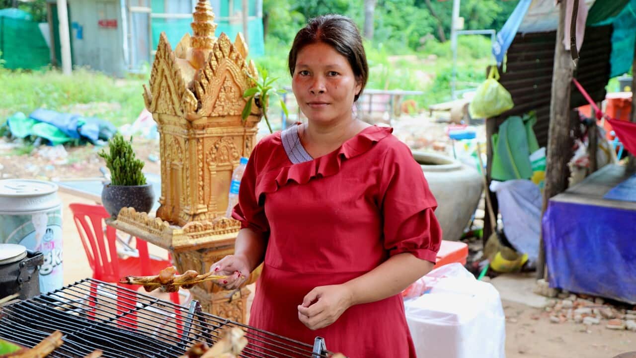 Srey Mom's home and business will soon be demolished