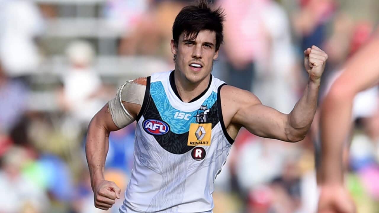 Angus Monfries of the Port Adelaide Power