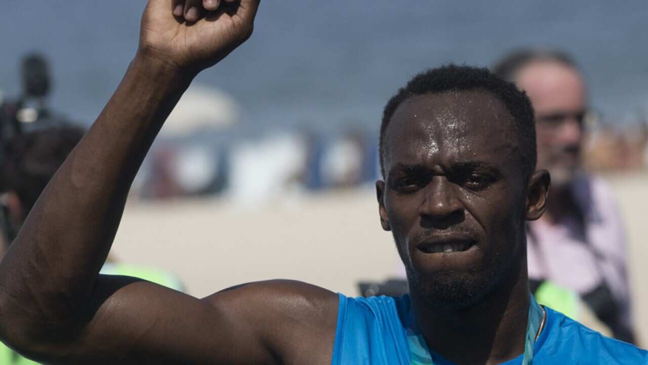 Jamaican Olympic gold medallist Usain Bolt.