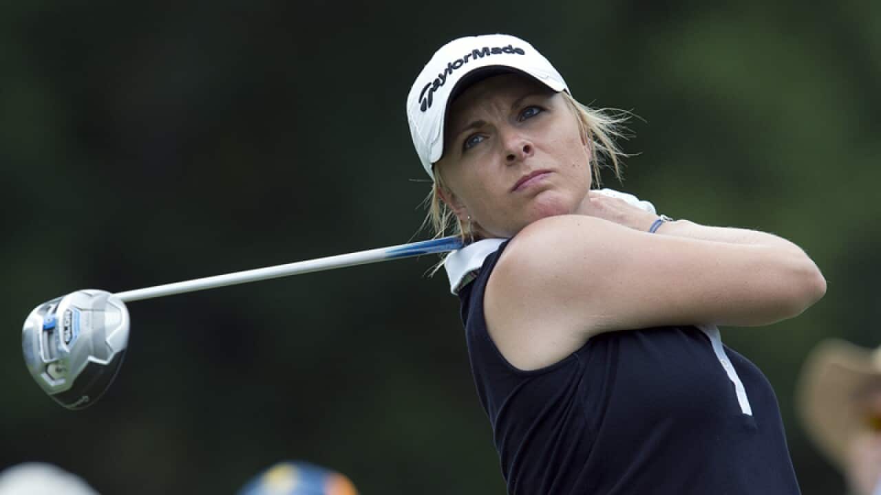 Australian golfer Sarah Kemp