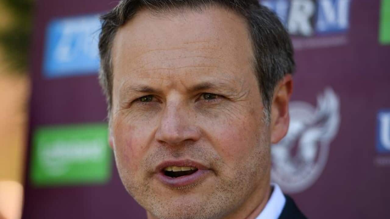 A file image of Manly-Warringah Sea Eagles chairman Scott Penn