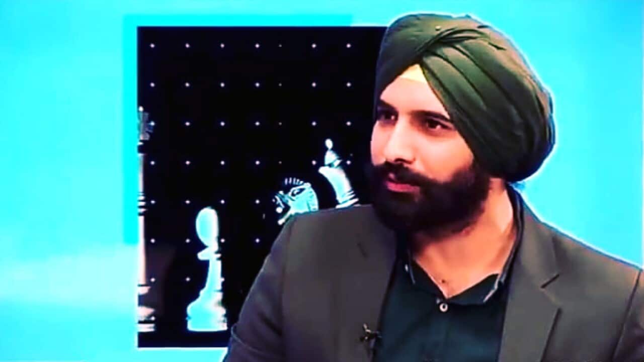 Harmeet Singh Pakistan's first TV News Presenter